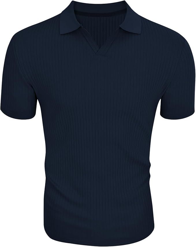 -Paquete de 7 Playeras Polo Multicolor para Hombre, 100% Algodón