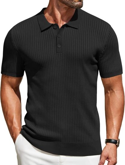 -Paquete de 7 Playeras Polo Multicolor para Hombre, 100% Algodón