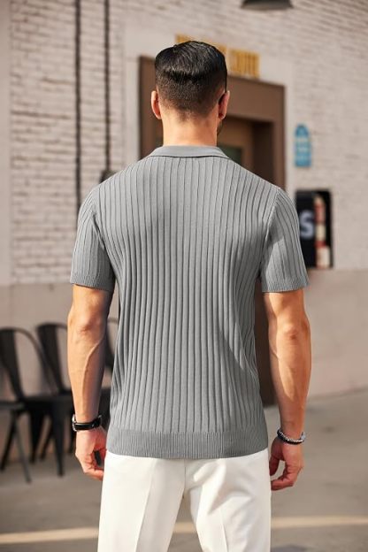 -Paquete de 7 Playeras Polo Multicolor para Hombre, 100% Algodón