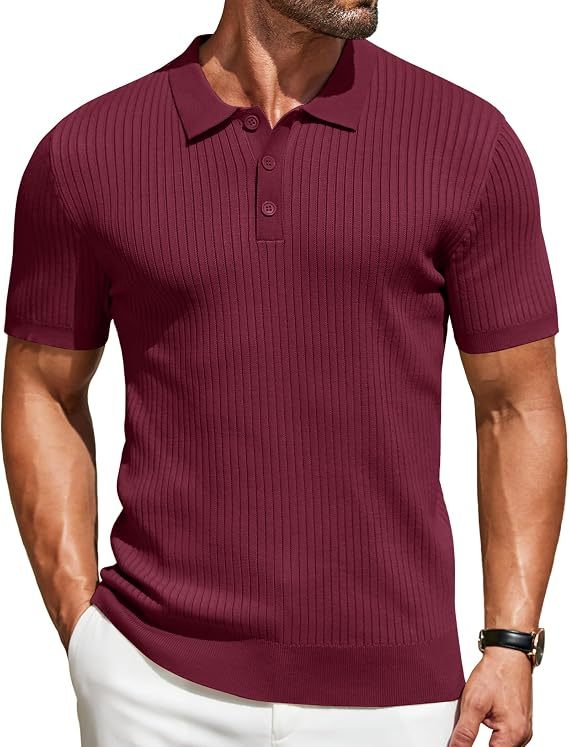 -Paquete de 7 Playeras Polo Multicolor para Hombre, 100% Algodón