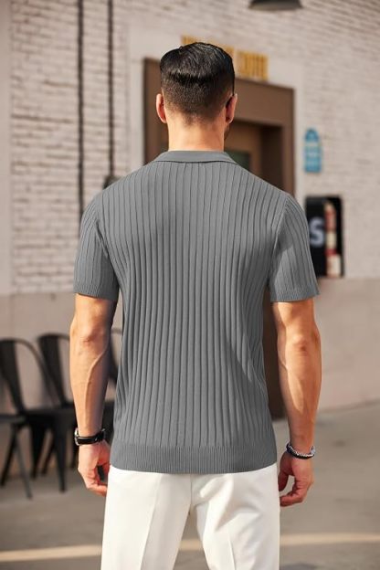 -Paquete de 7 Playeras Polo Multicolor para Hombre, 100% Algodón