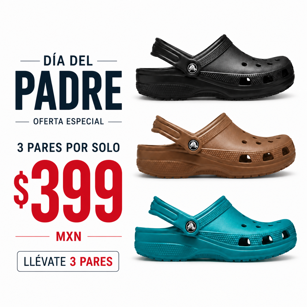 Zuecos para Hombre de Verano – Comodidad Ligera | Oferta Especial Día del Padre