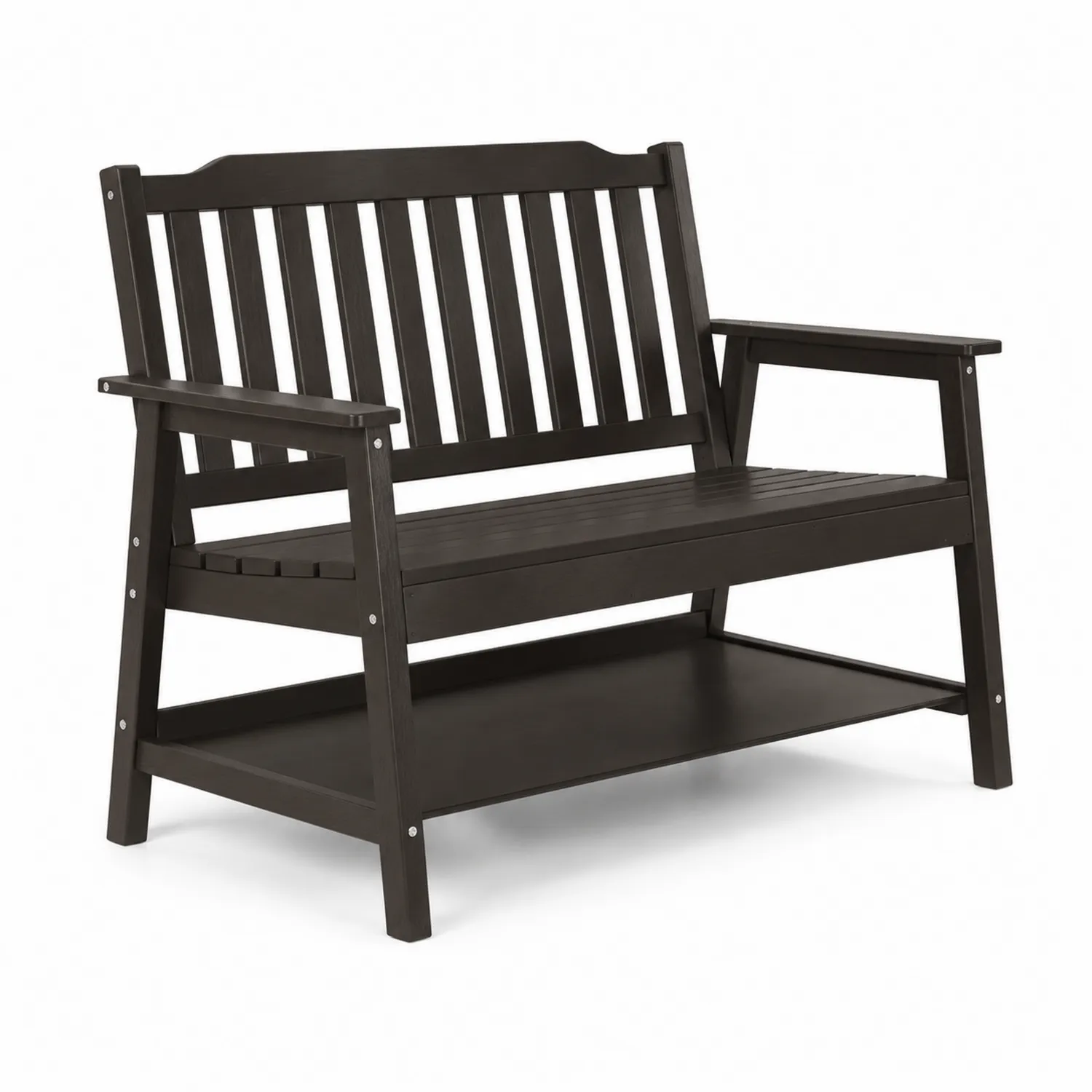 Banc en bois marron-Belcouratelier