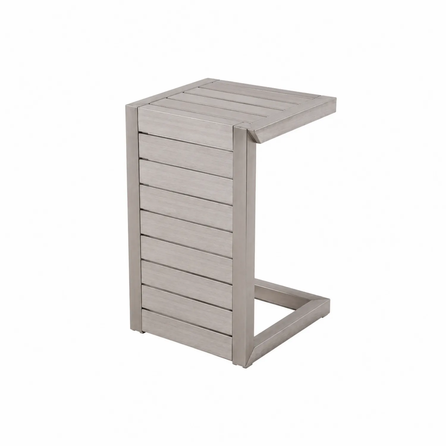 Table d'appoint extérieure en aluminium-Belcouratelier