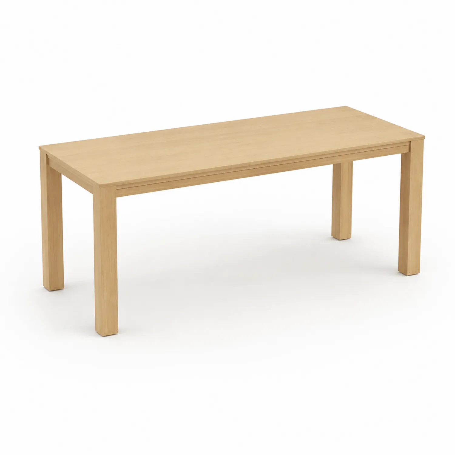 Table rectangulaire en bois de teck-Belcouratelier