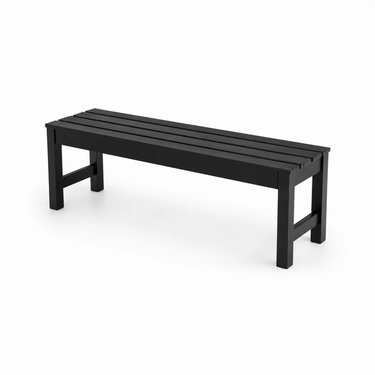 Banc d'extérieur en bois Noir 180 cm-Belcouratelier