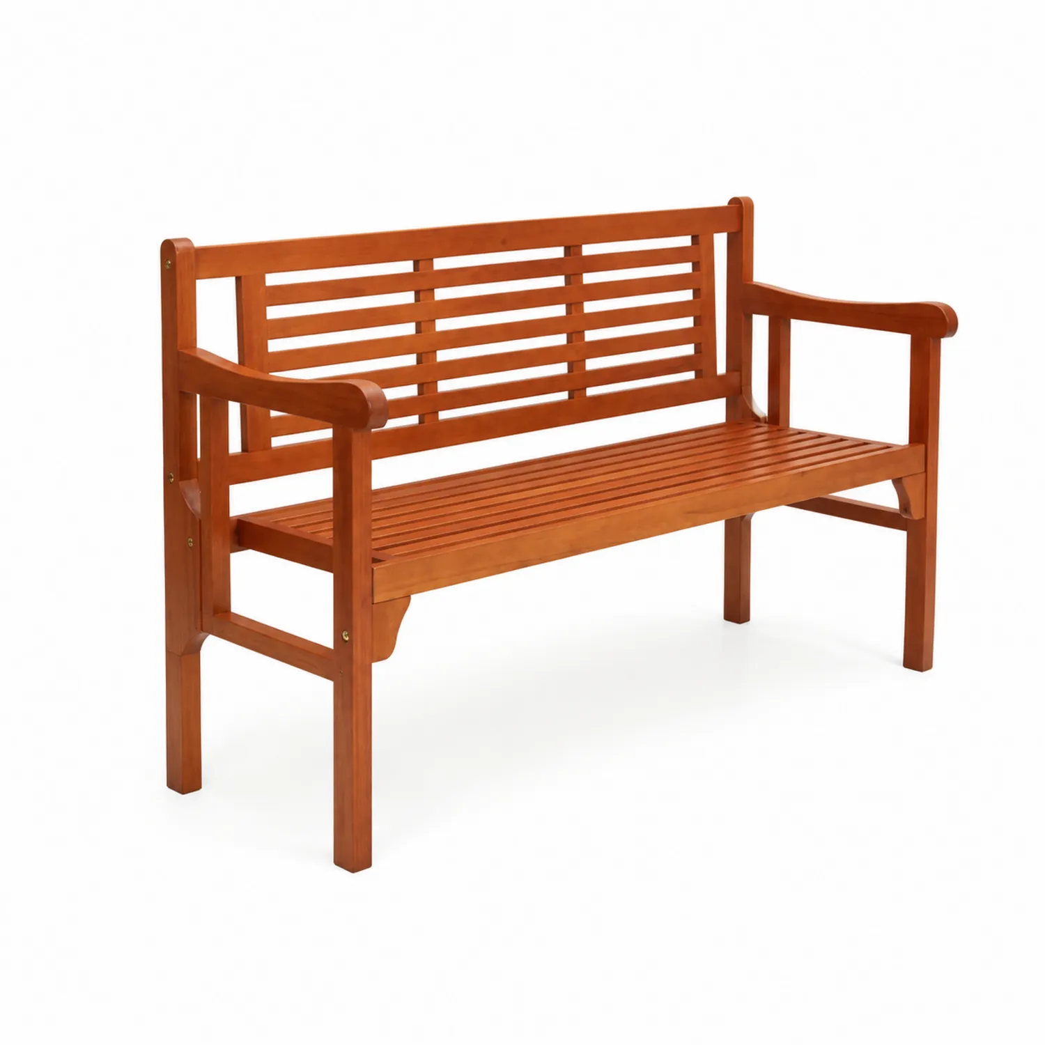 Banc en Bois 120 cm Marron-Belcouratelier