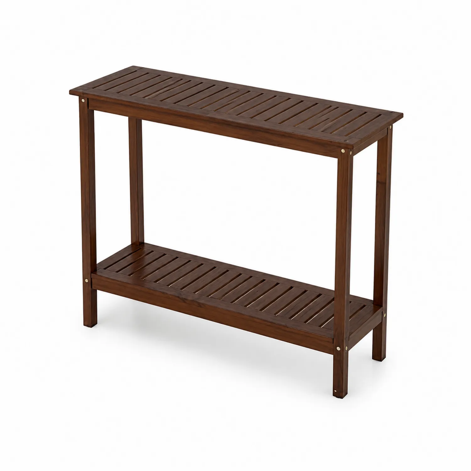 Console en Bois d'Acacia Marron 100x30x80 cm-Belcouratelier