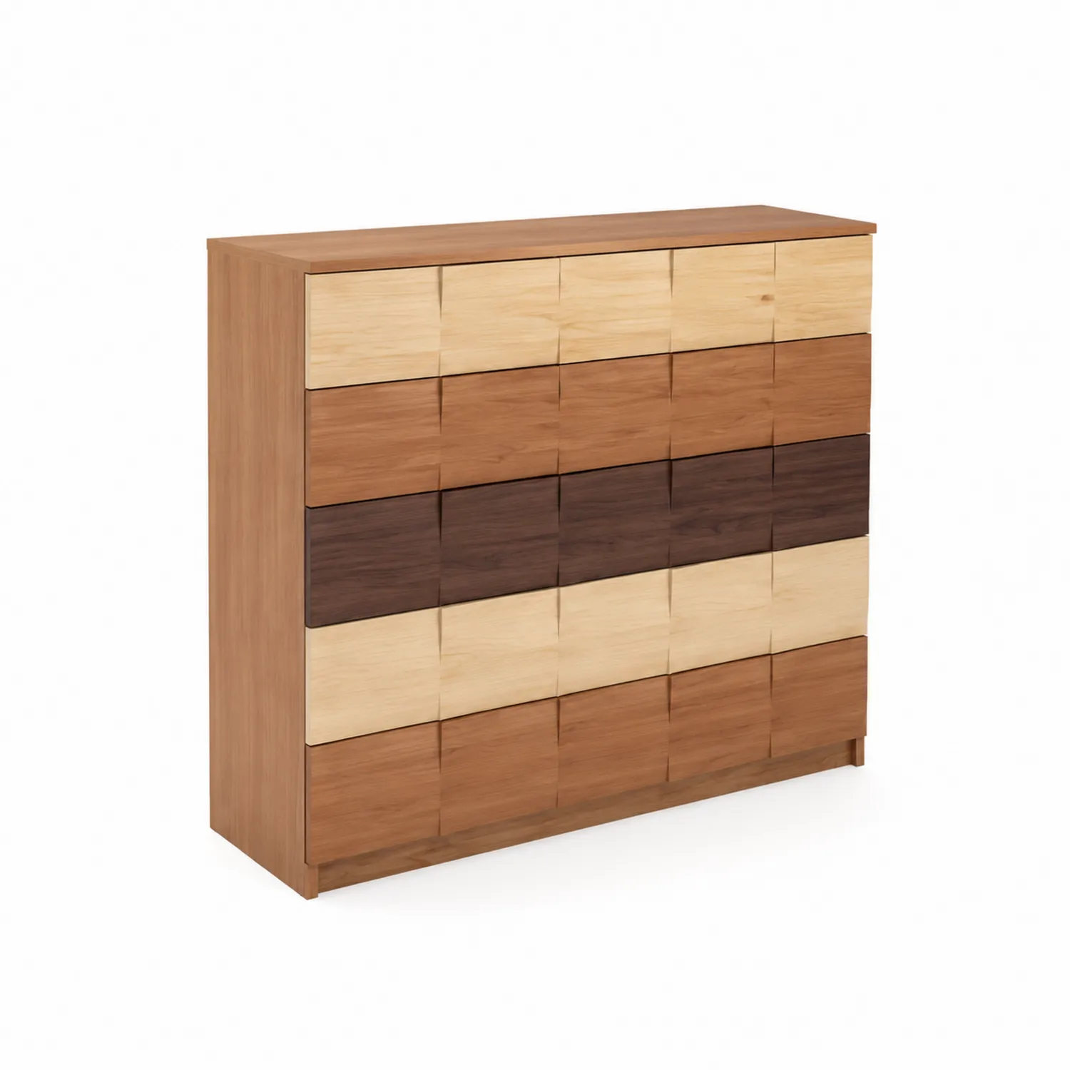 Buffet en bois multicolore 120x40x90 cm