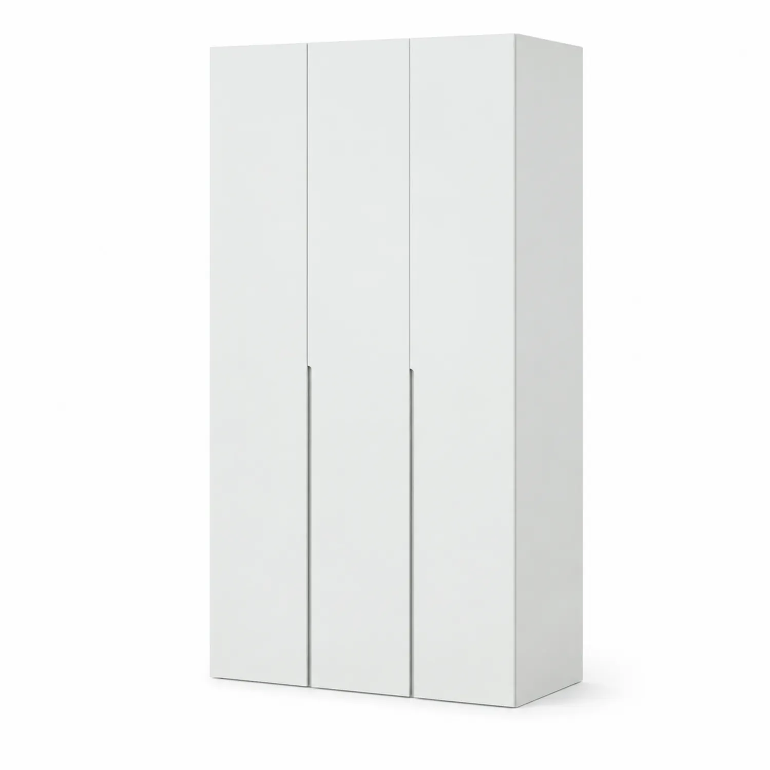 Armoire à 3 portes en MDF Blanc