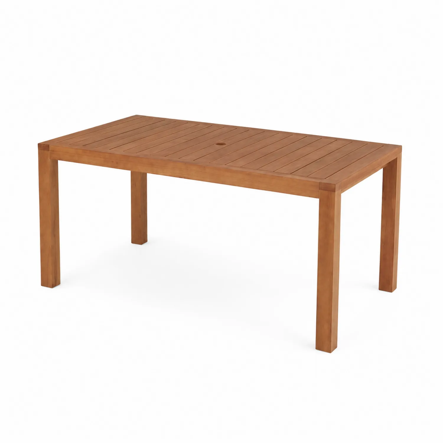 Table de jardin en bois d'acacia 150x90x75 cm Brun
