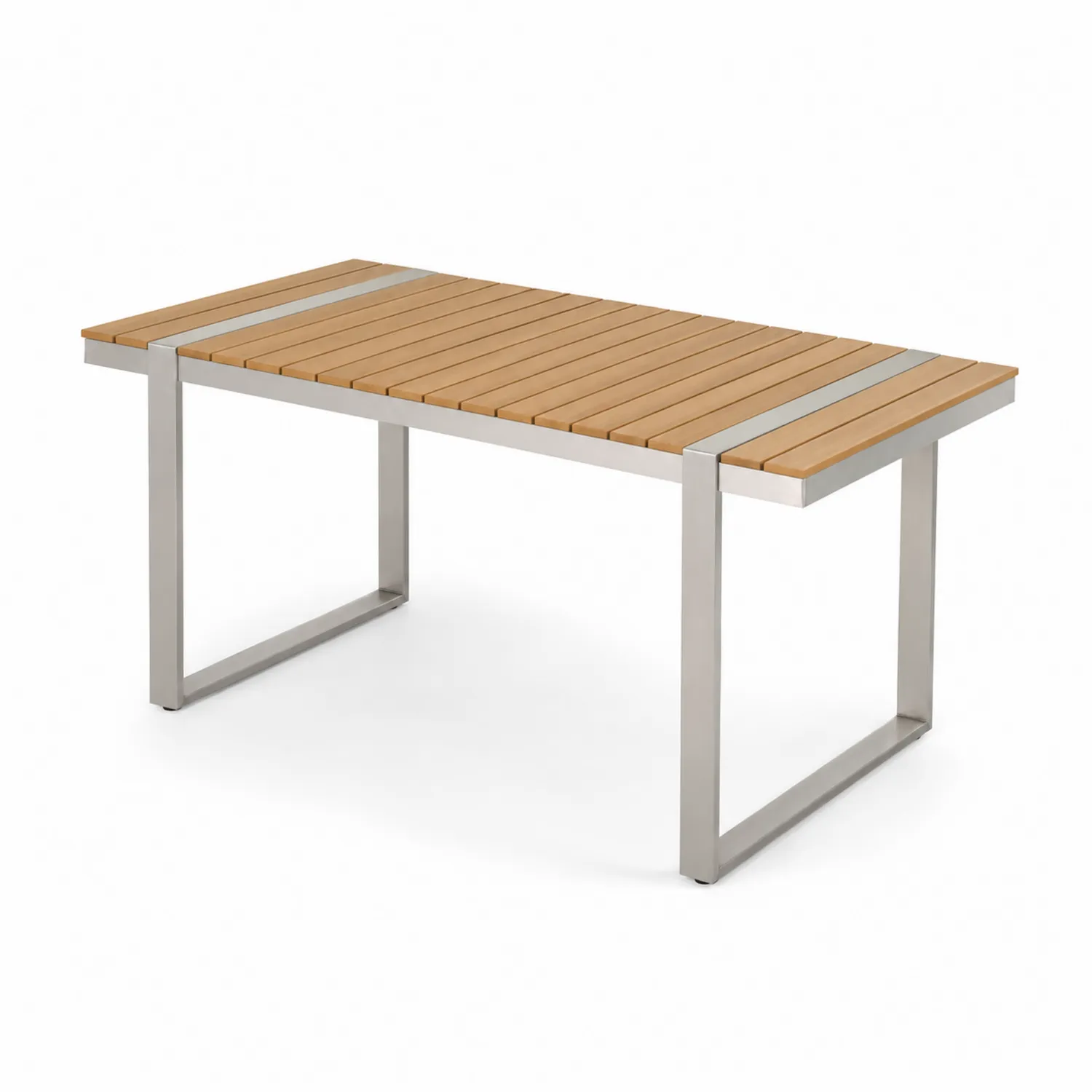 Table de jardin en Aluminium et Bois Composite
