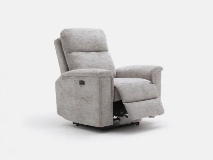 Sillones reclinables tela 92x88x102 cm - beige claro - diseño moderno para salón-Mitaaloft