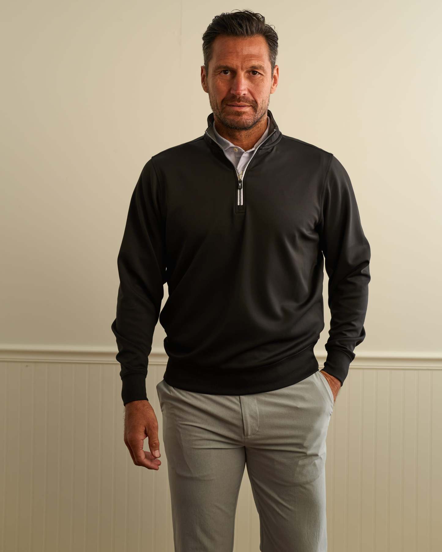 BLACK/DARK SHADOW GREY HEATHER
