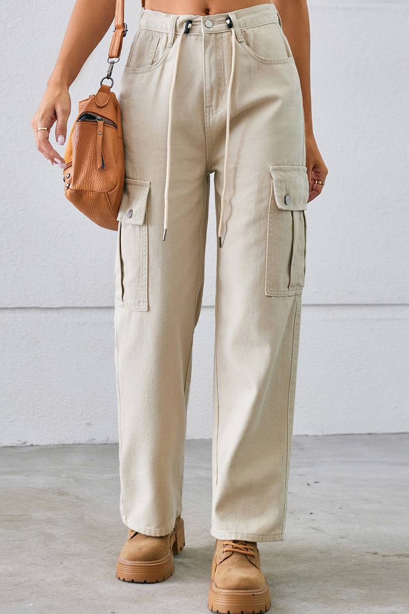 Women's Washable Adjustable Drawstring Jeans