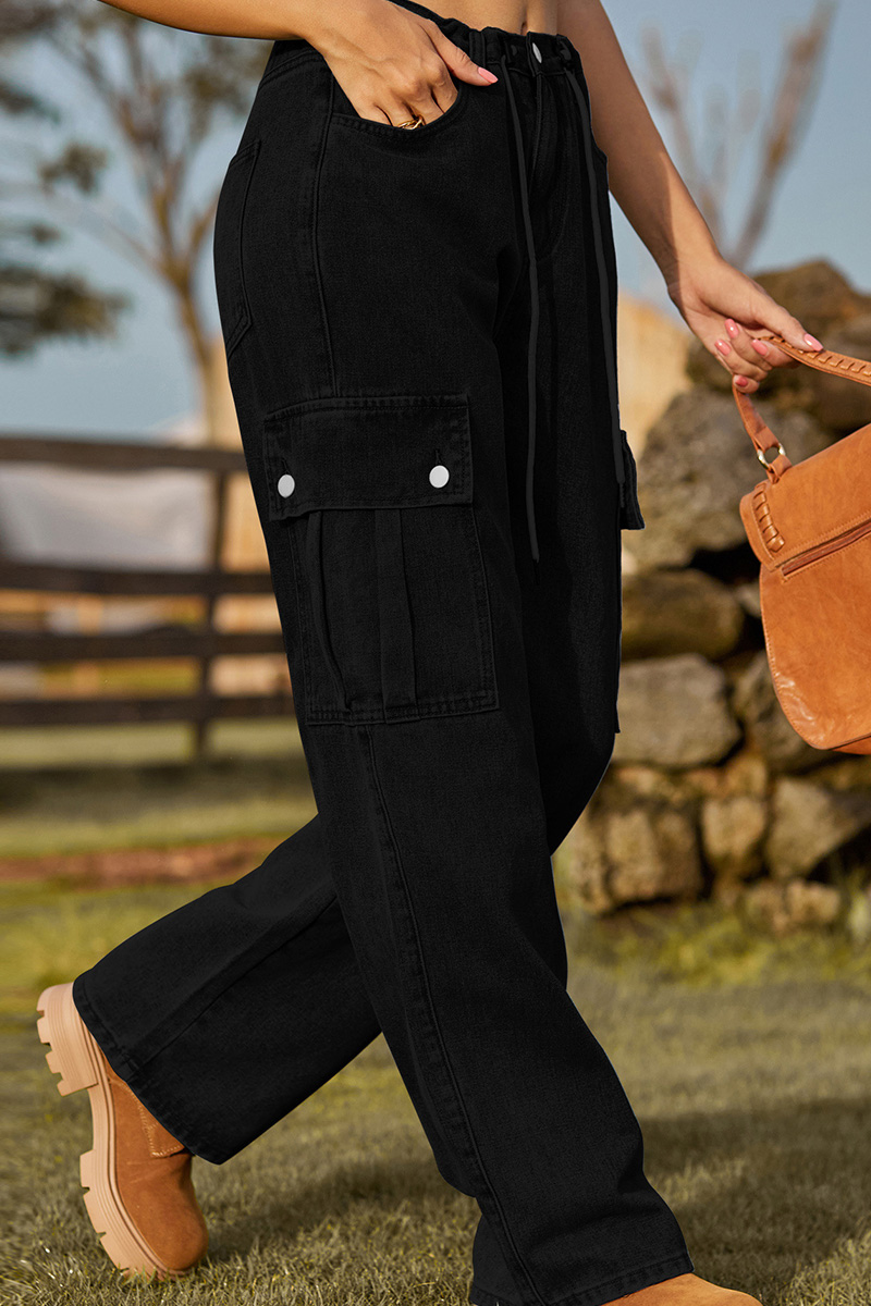 Women's Washable Adjustable Drawstring Jeans