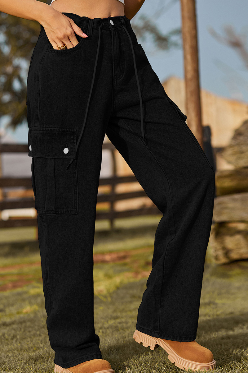 Women's Washable Adjustable Drawstring Jeans