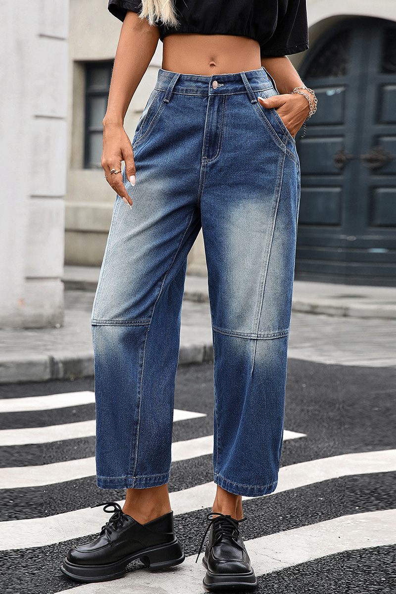 Women's High Street Vibe Straight Jeans