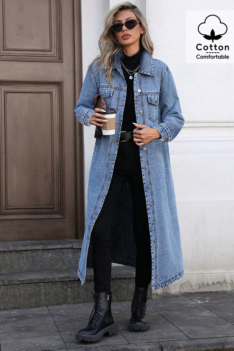 Women's Trendy Oversized Denim Coat