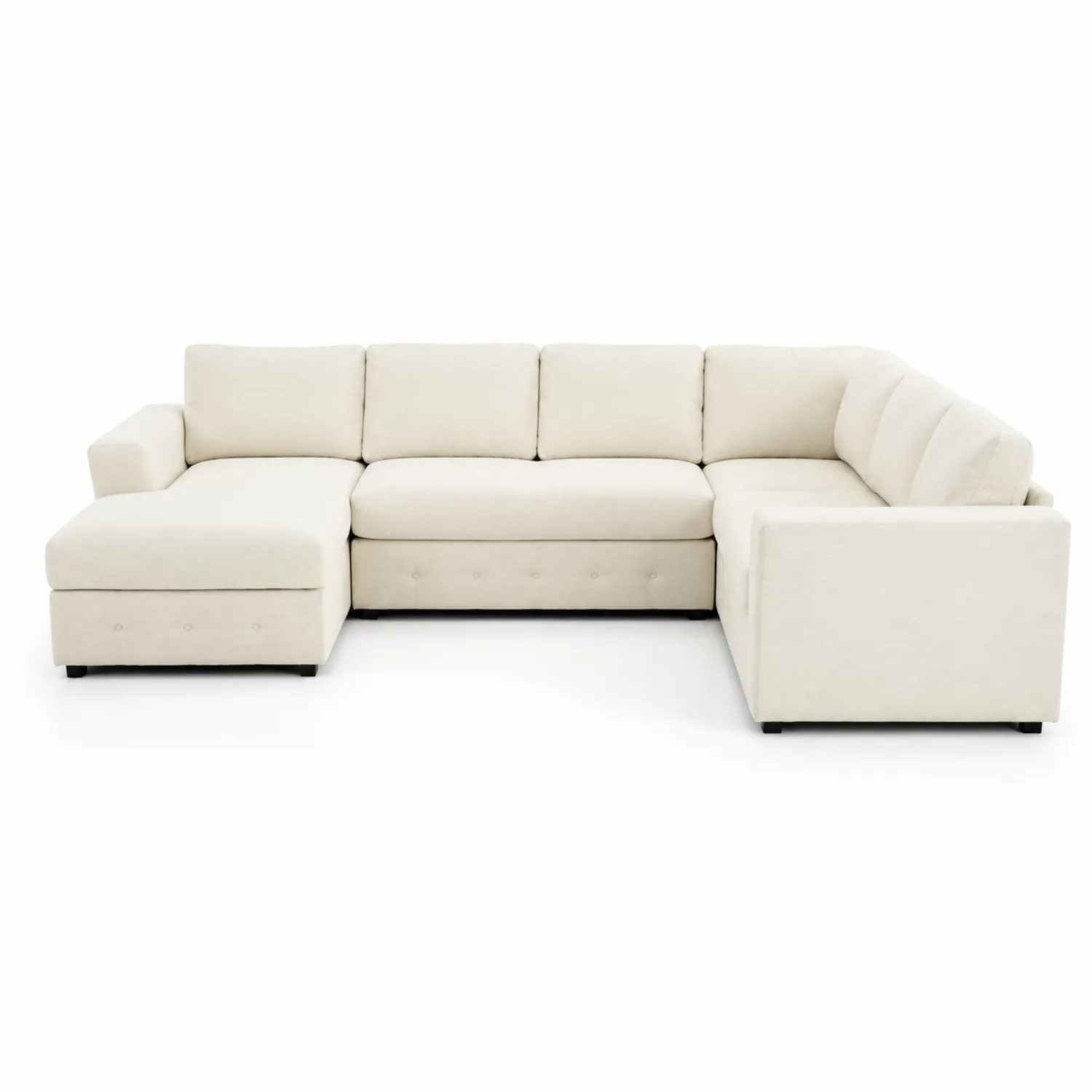 Canapé d'angle en tissu Beige 300cm x 230cm