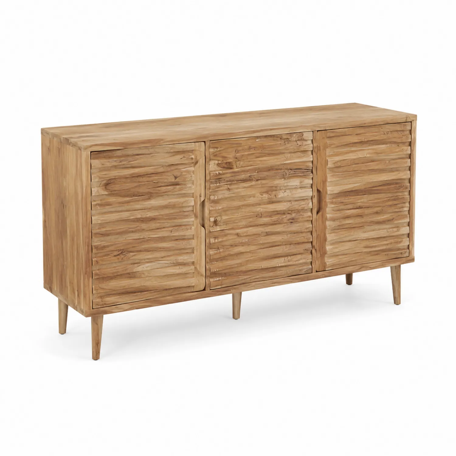 Buffet en Bois avec Portes Relief