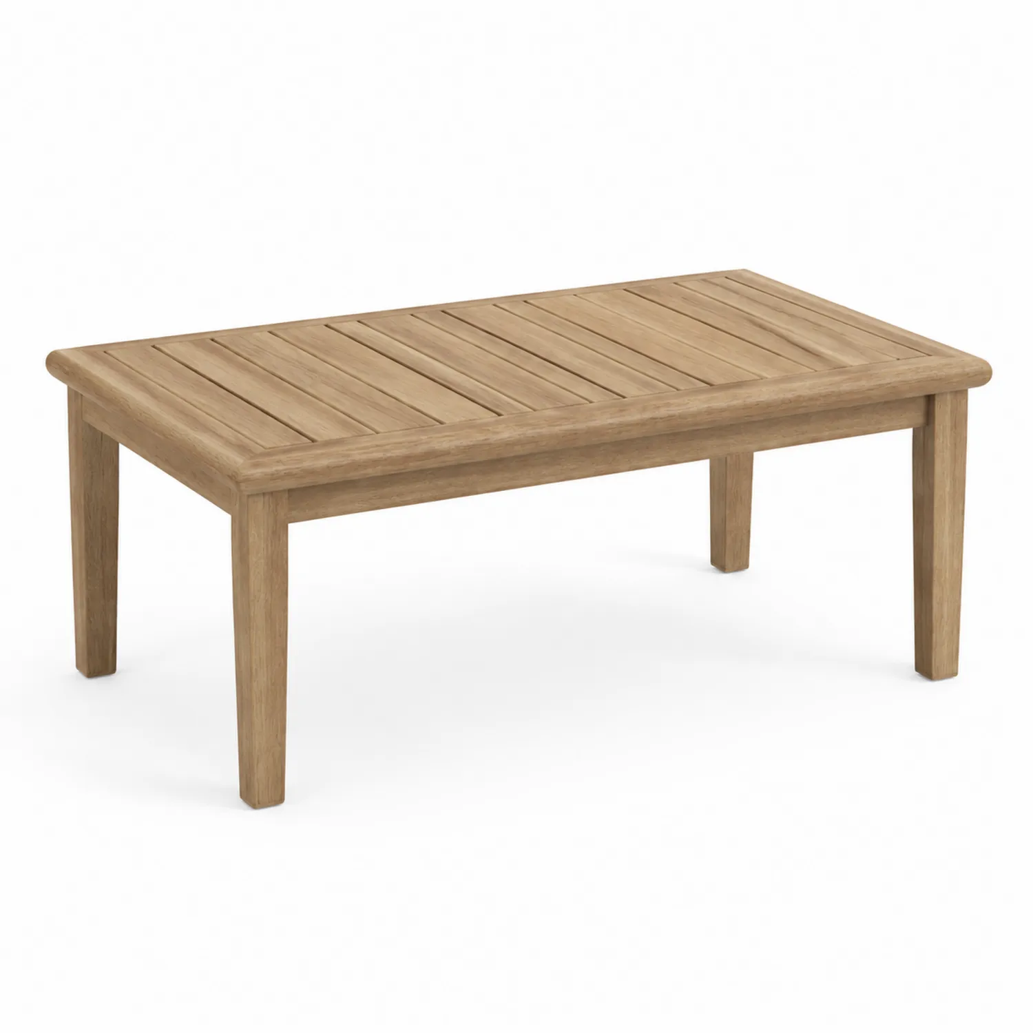 Table de jardin rectangulaire en bois 150x90 cm Marron