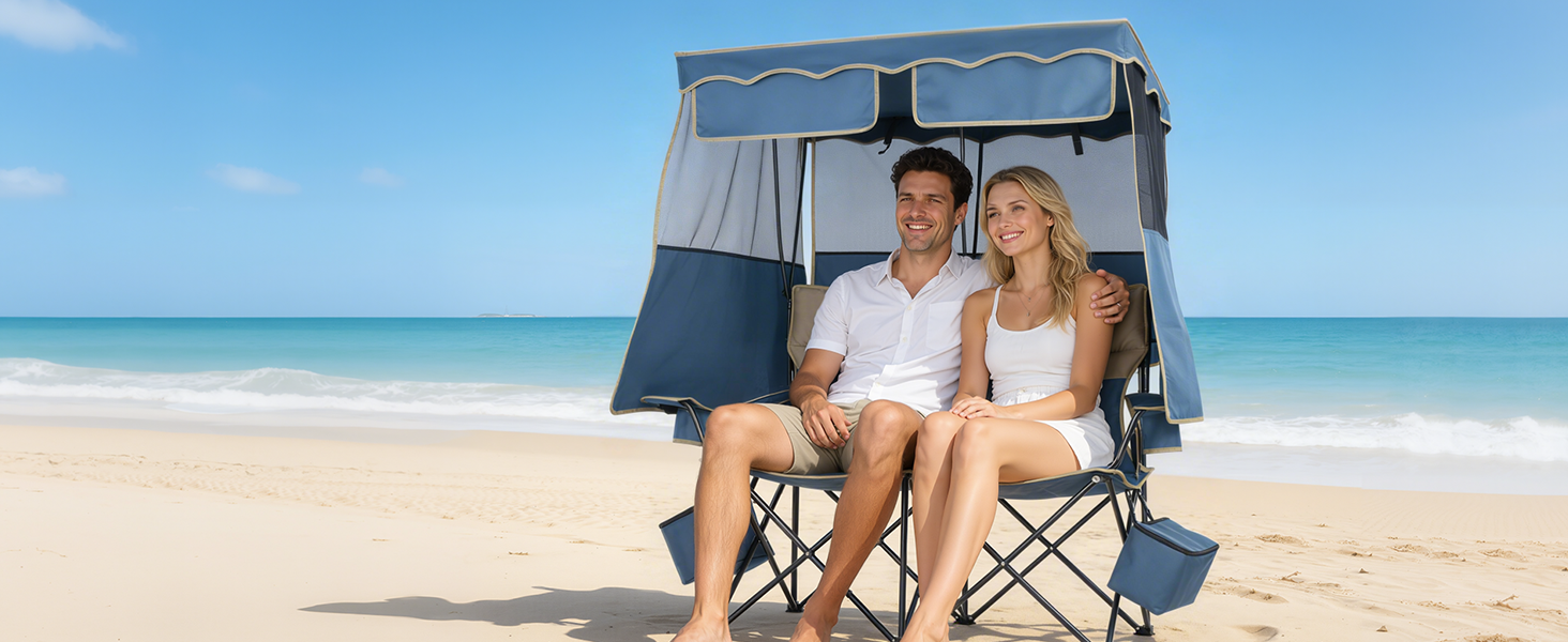 Beach Chair With Canopy Shade