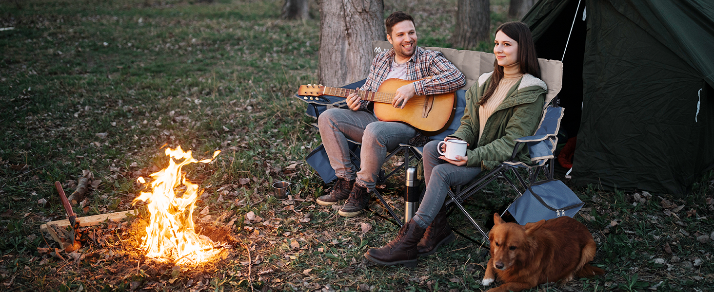 Camping bonfire chair