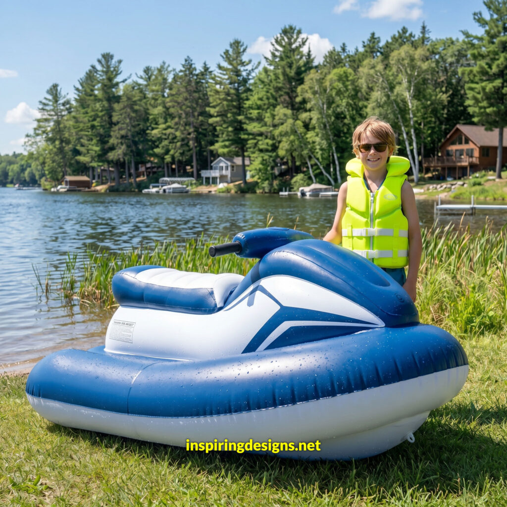 Electric Jet SIK.Inflatable Boat with Motor,Jet Boat,Electric Surfboard，1-2 Persons Water Propulsion Jet Ski,& Kids, Diving, Swimming, Kayaking Nothruster