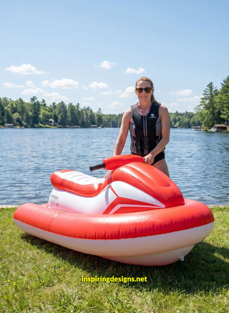 Electric Jet SIK.Inflatable Boat with Motor,Jet Boat,Electric Surfboard，1-2 Persons Water Propulsion Jet Ski,& Kids, Diving, Swimming, Kayaking Nothruster
