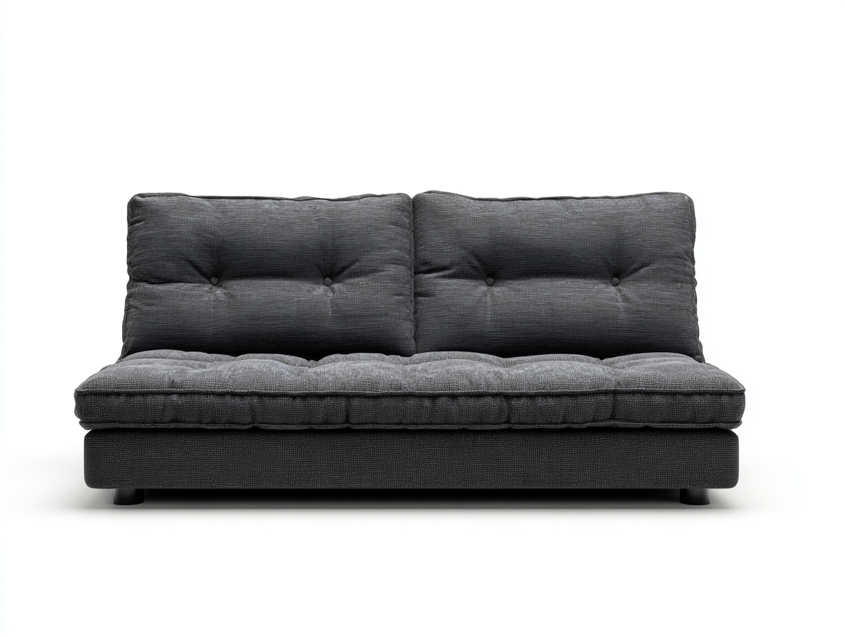 Sofás cama tapizado tela 180x95x85 cm - color gris oscuro - diseño moderno para salón-Ramoniadwell