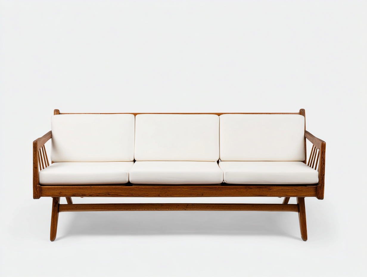 Sofás de exterior madera 200x80x78 cm marrón-beige - sofá de jardín 3 plazas - estilo natural-Ramoniadwell