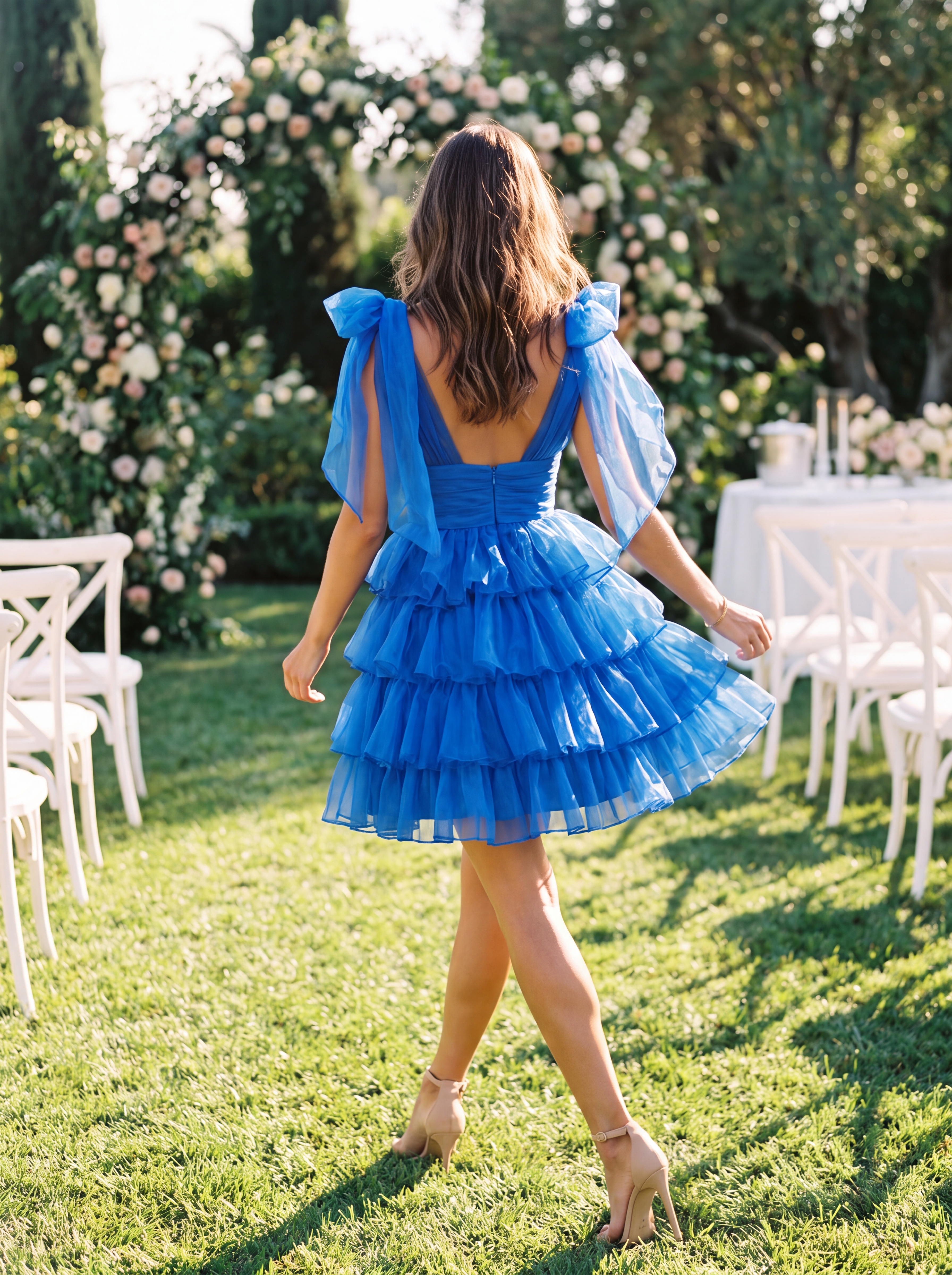 Zorynnex Tiered Homecoming Dress with Bow Susannah Trendy A-Line Short Mini Party Dresses Prom Dresses for Teens Girls 2026