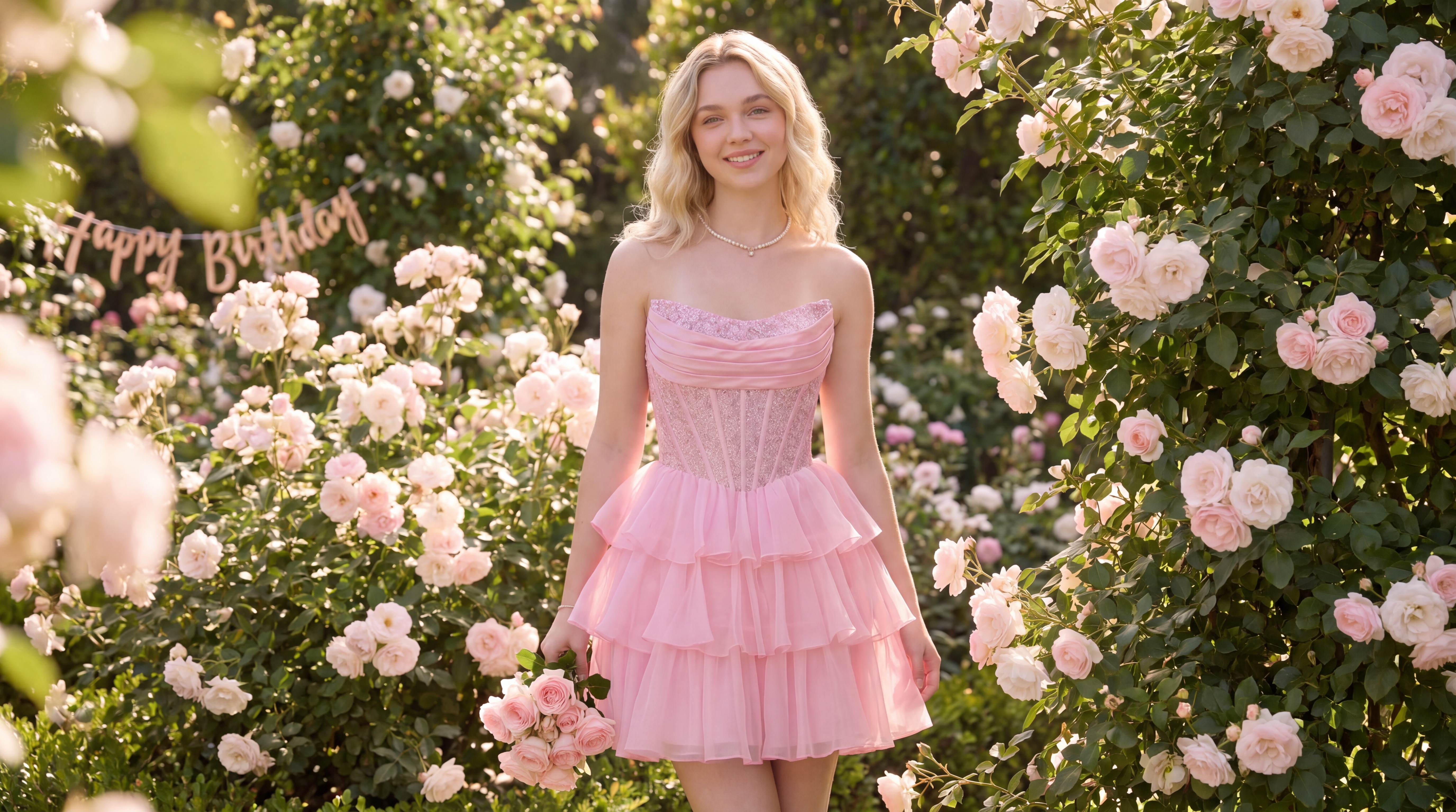 Strapless A-Line Chiffon Mini Beaded Ruffled Homecoming Dress for Teens Girls 2026 Veronica Zorynnex