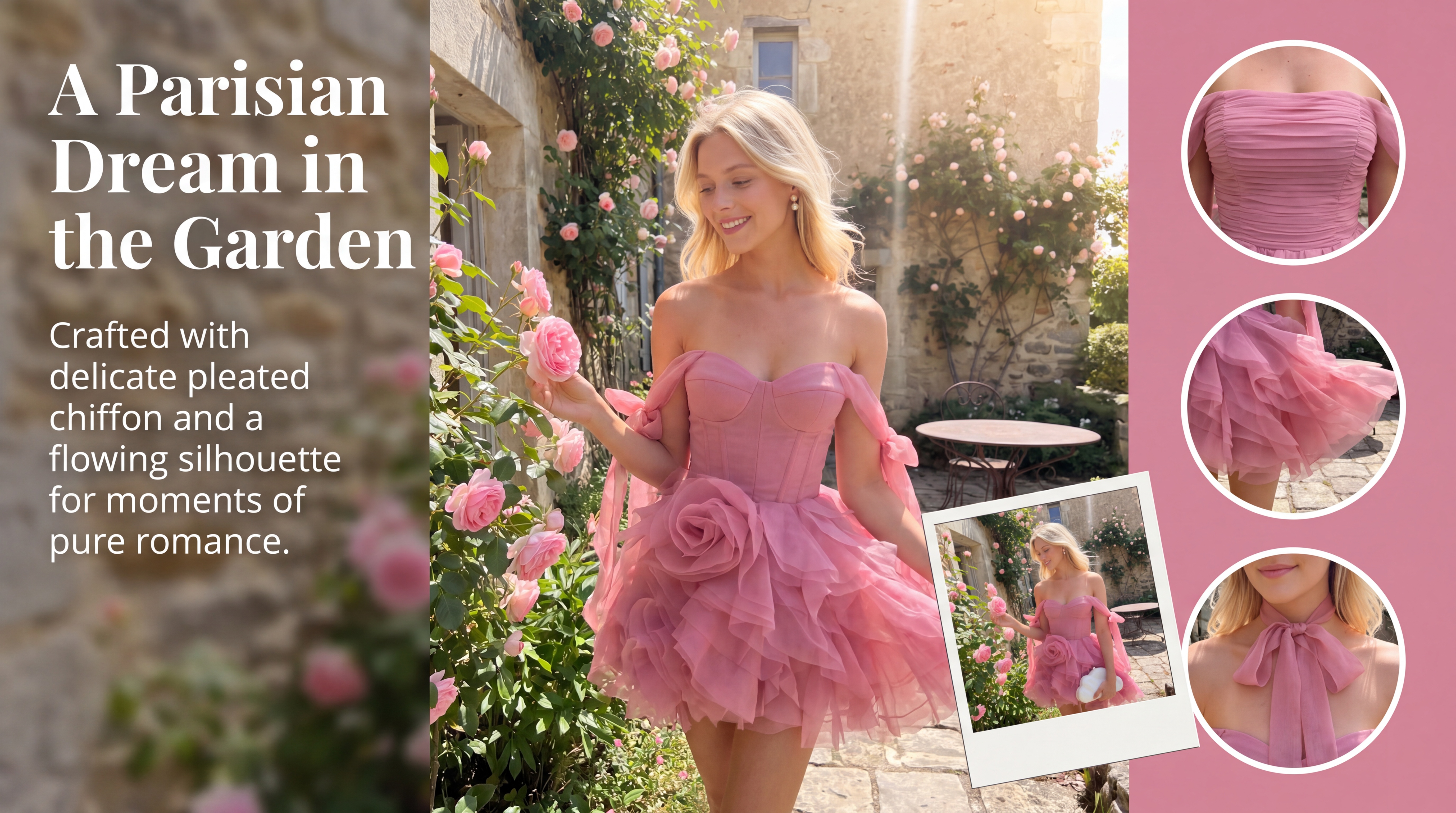 Organza A-Line Corset Bodice Ruffled Skirt Bow Straps Homecoming Dress Vrindini Zorynnex