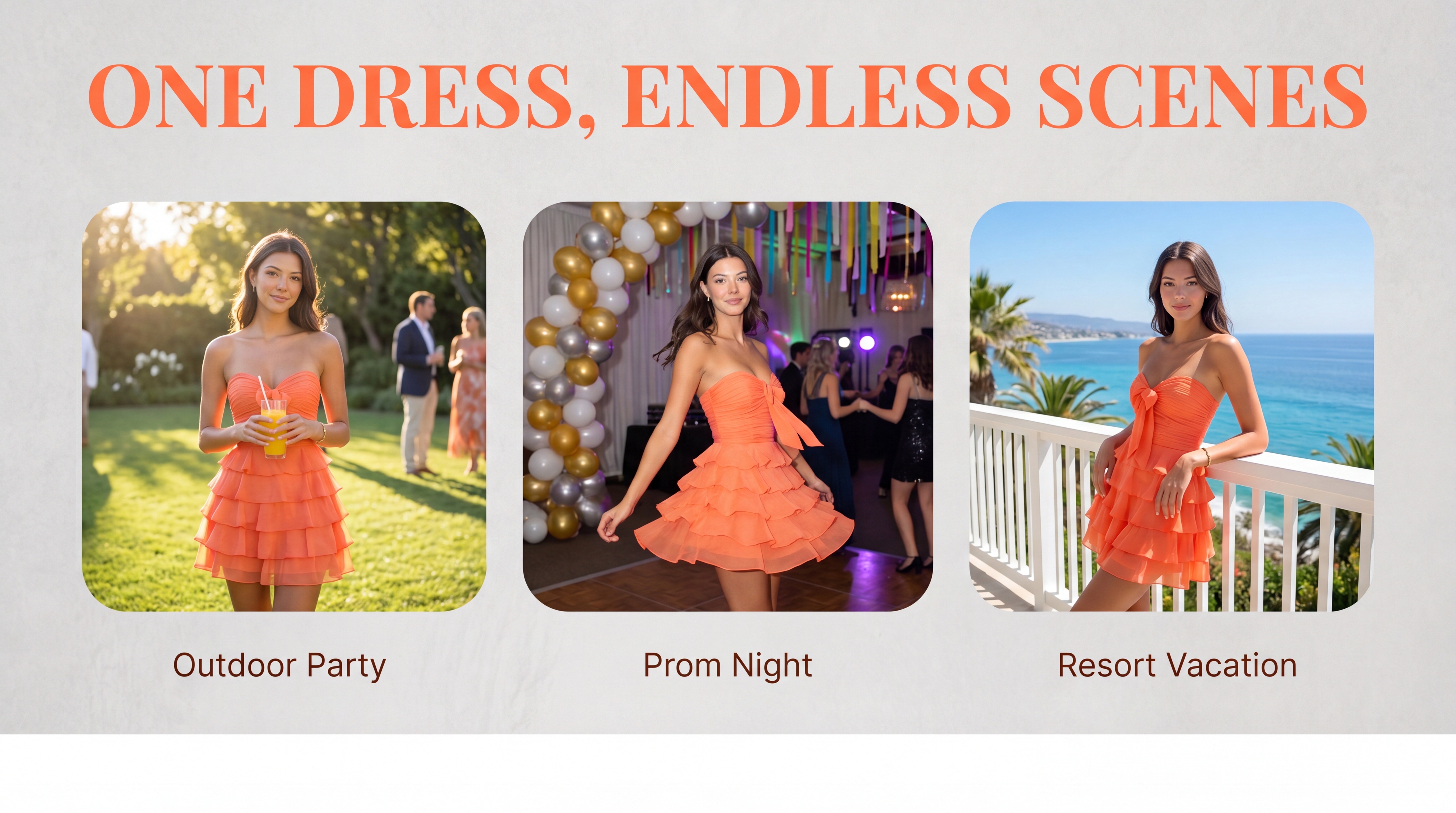 Zorynnex Short Homecoming Dresses with Bow Orlena Orange - A Line Tulle Ruffles Sweetheart Short Mini Party & Cocktail Prom Dresses for Teens Girls 2026