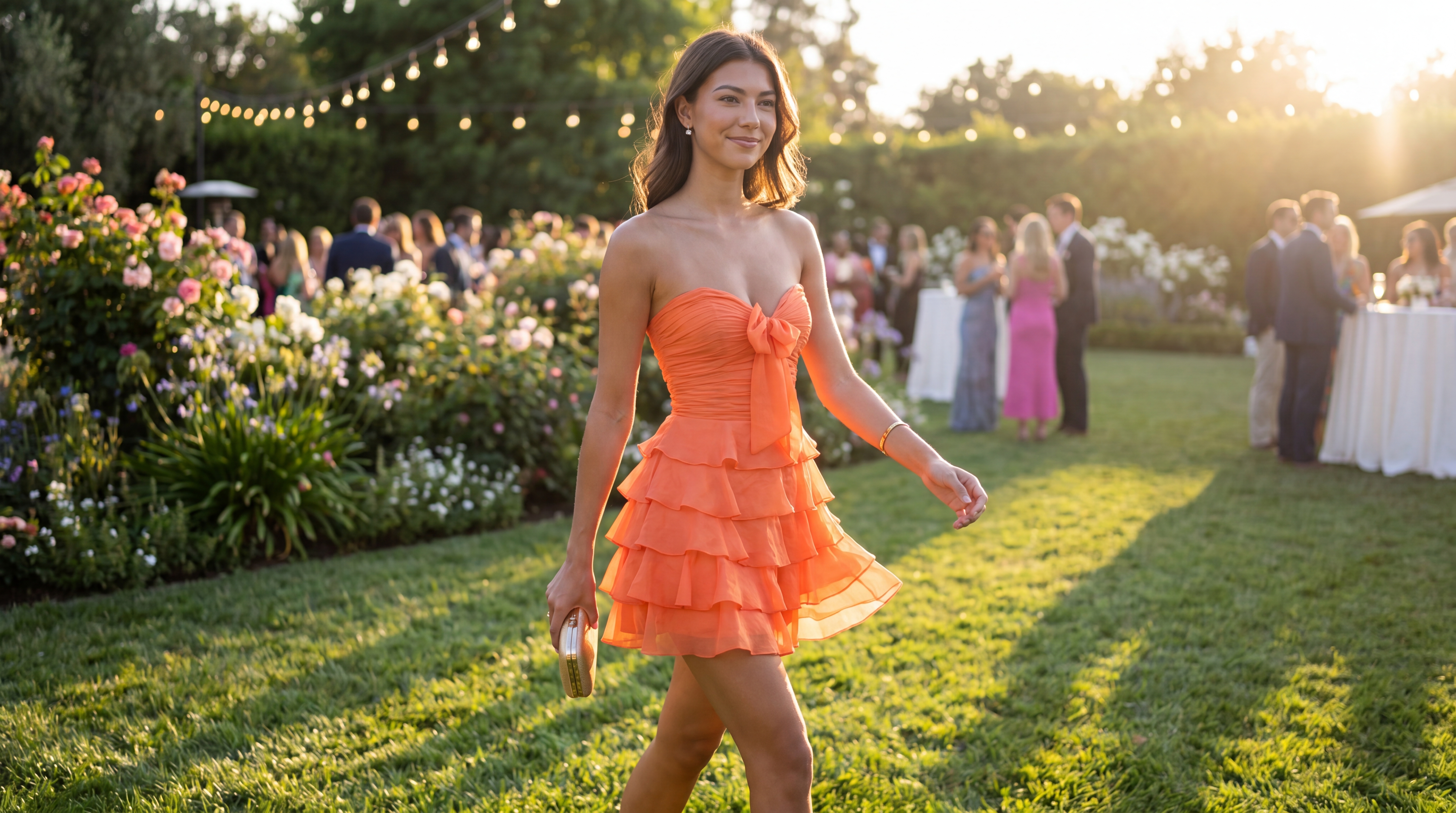 Zorynnex Short Homecoming Dresses with Bow Orlena Orange - A Line Tulle Ruffles Sweetheart Short Mini Party & Cocktail Prom Dresses for Teens Girls 2026