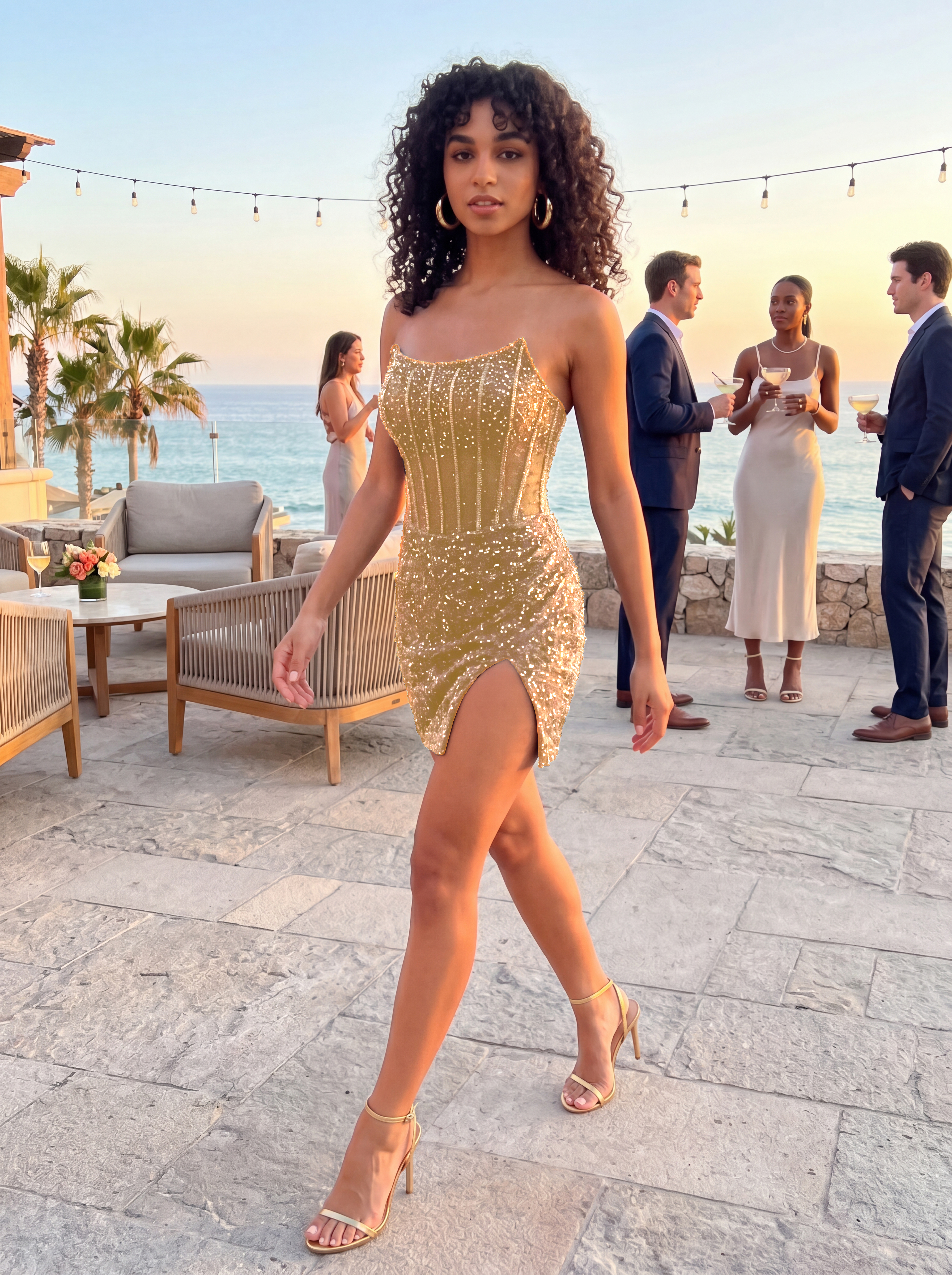 Zorynnex Beaded Mini Party Dresses Shivali Bodycon Strapless Corset Short Mini Homecoming& Prom Dresses for Teens Girls 2026