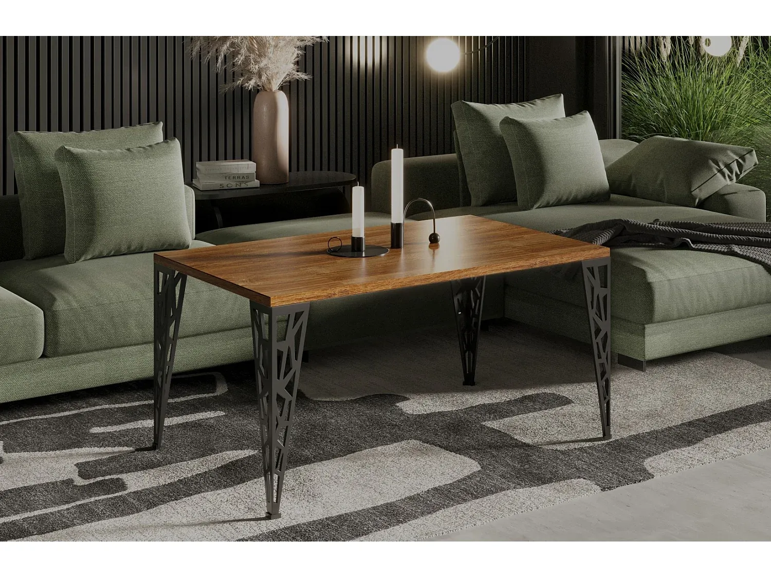 Wohnzimmer und Flur,Wohnzimmermöbel,Couchttisch nicht ausziehbar-Nestalumeo