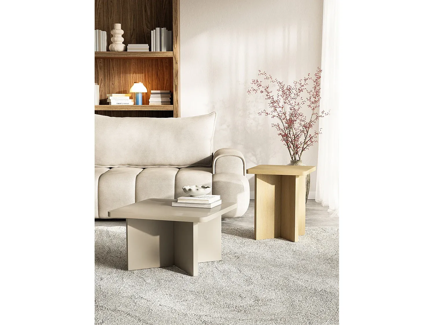 Wohnzimmer und Flur,Wohnzimmermöbel,Beistelltisch-Nestalumeo