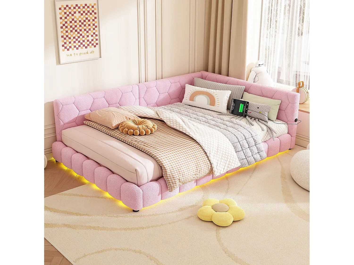 Schlafzimmer,Bereich Bett,Sofabett-Nestalumeo