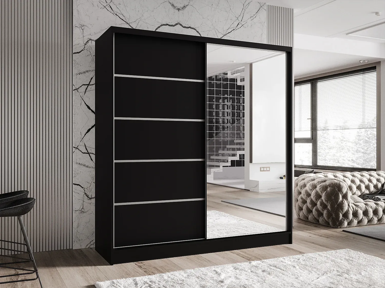 Schlafzimmer,Schlafzimmermöbel,Kleiderschrank-Nestalumeo