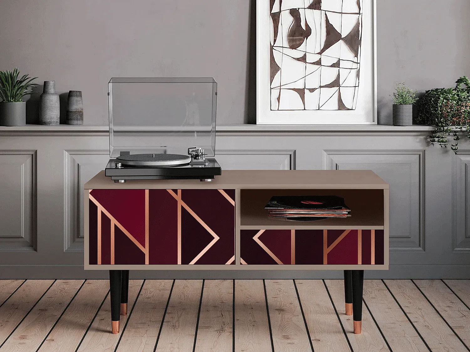 Wohnzimmer und Flur,Wohnzimmermöbel,TV-Board-Nestalumeo