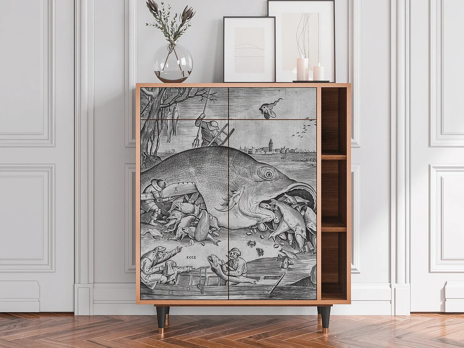 Esszimmer und Küche,Esszimmermöbel,Sideboard-Nestalumeo