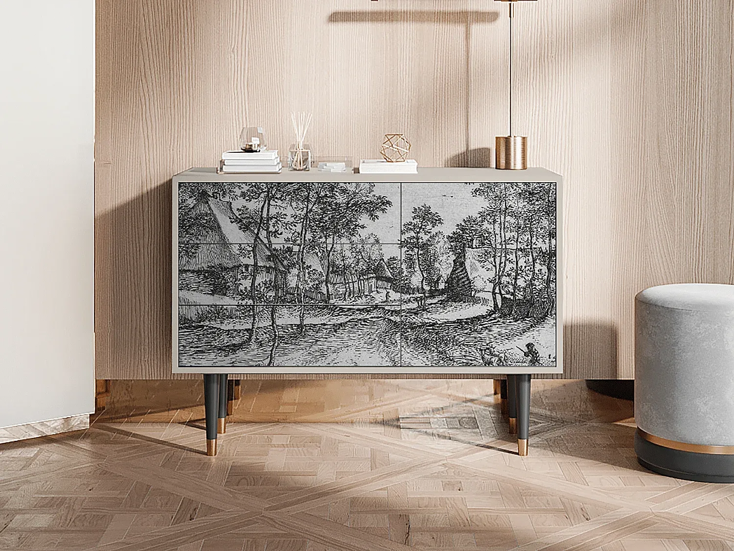 Esszimmer und Küche,Esszimmermöbel,Sideboard-Nestalumeo
