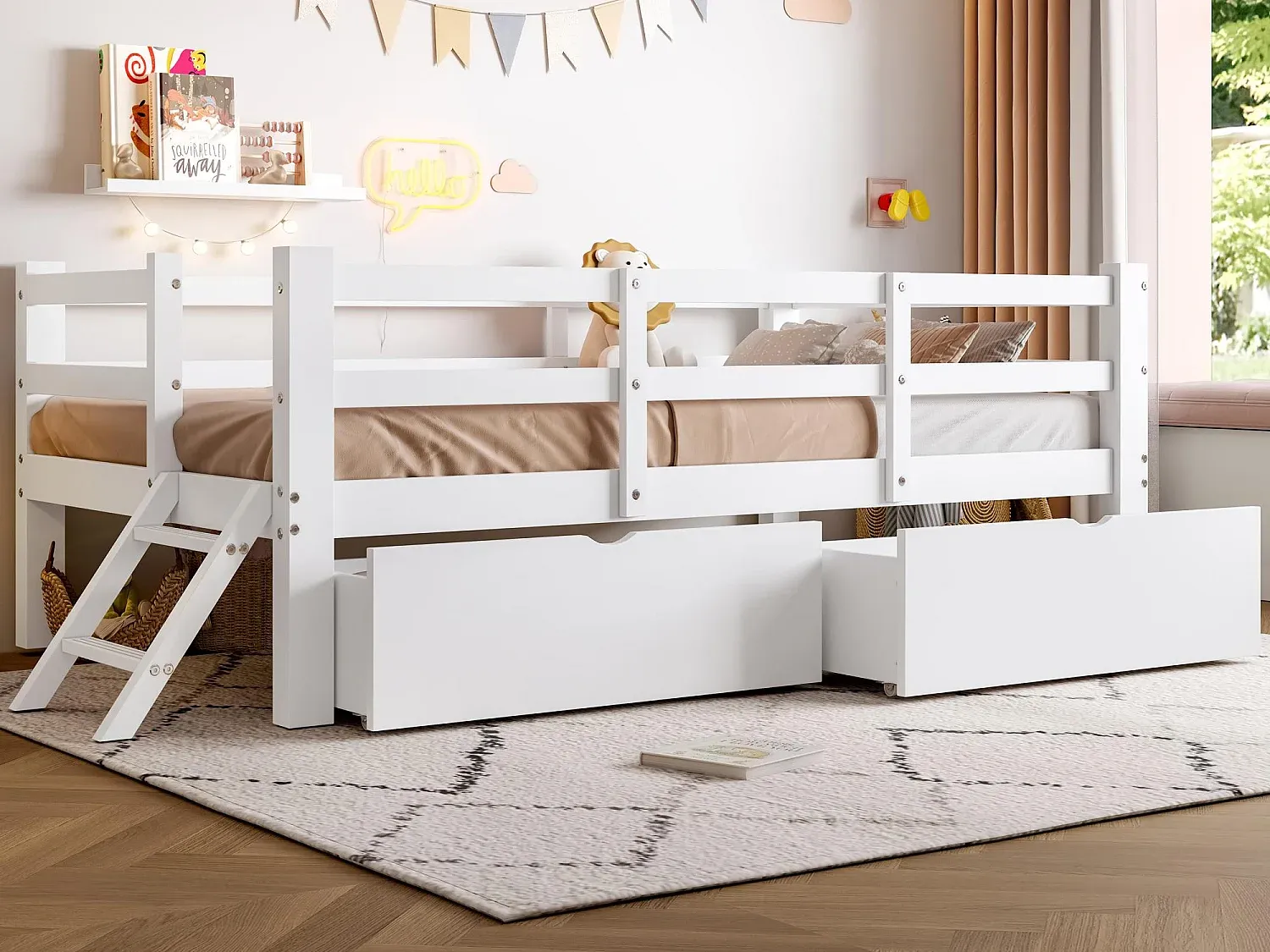 Schlafzimmer,Bereich Bett,Bettrahmen-Nestalumeo