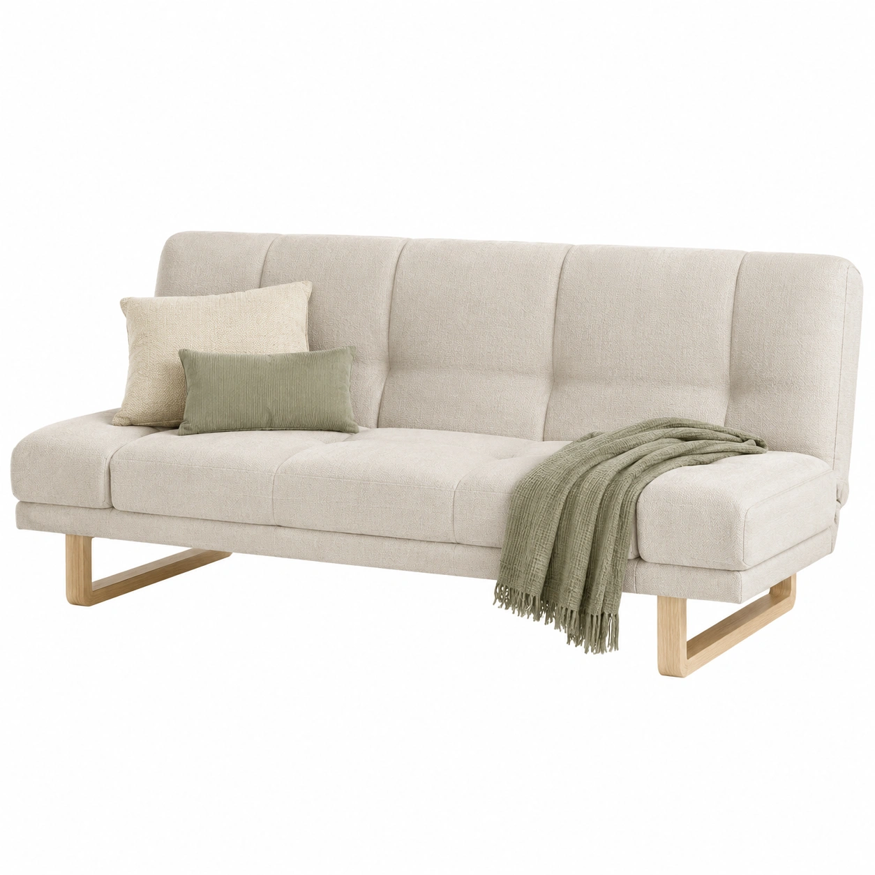 Sofa cama moderno tapizado-Hometrailo