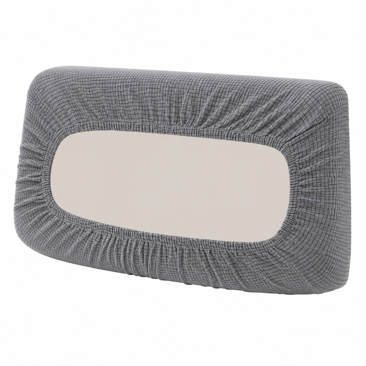 Elastischer Sofabezug fur Wohnwagen, rutschfester Cord-Sitzbezug L-Form Duelgrau-PrestigeFurnish