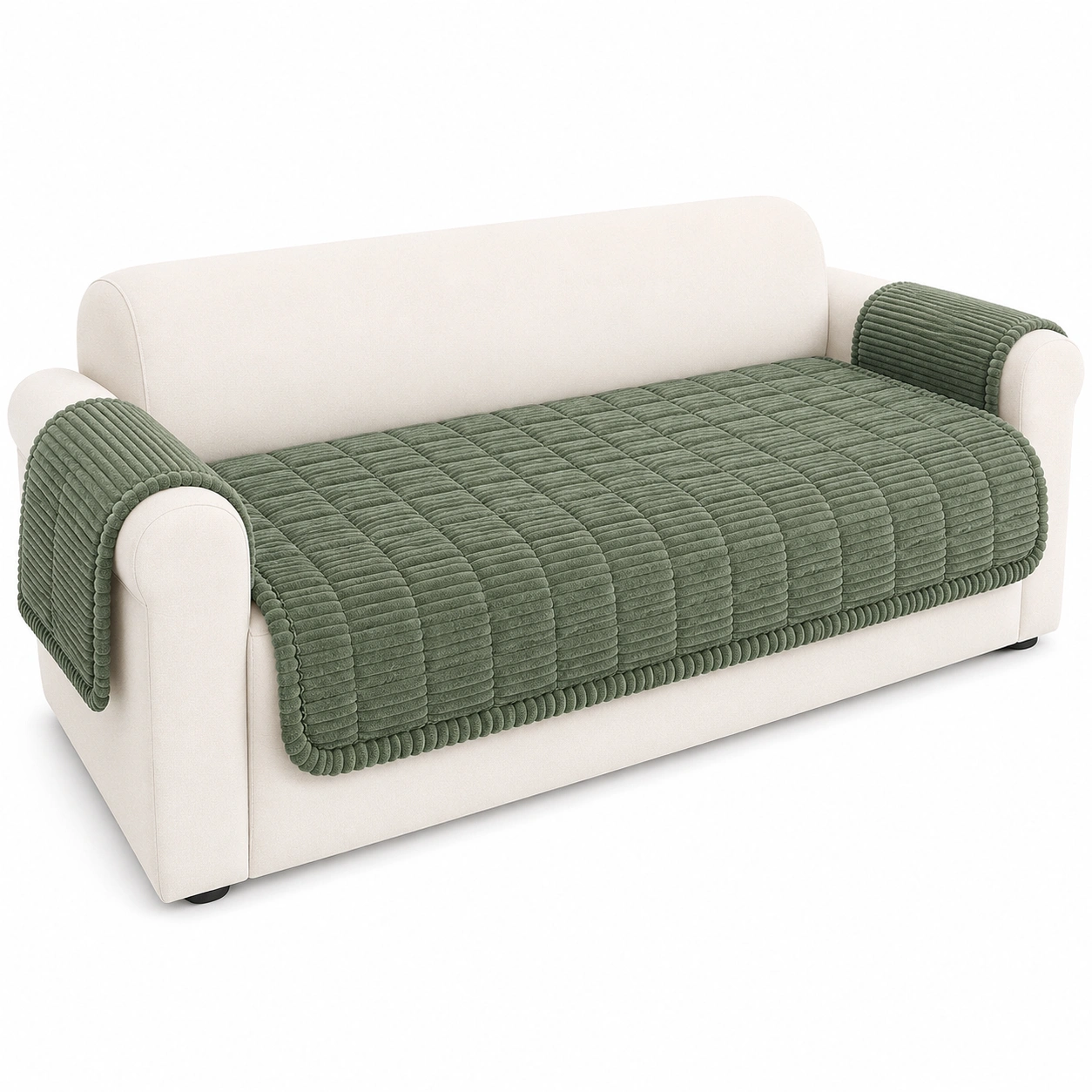 Haustierfreundlicher Sofabezug in Grun, rutschfest, fur 2-4 Sitzer, 70 x 120 cm-Mobelora