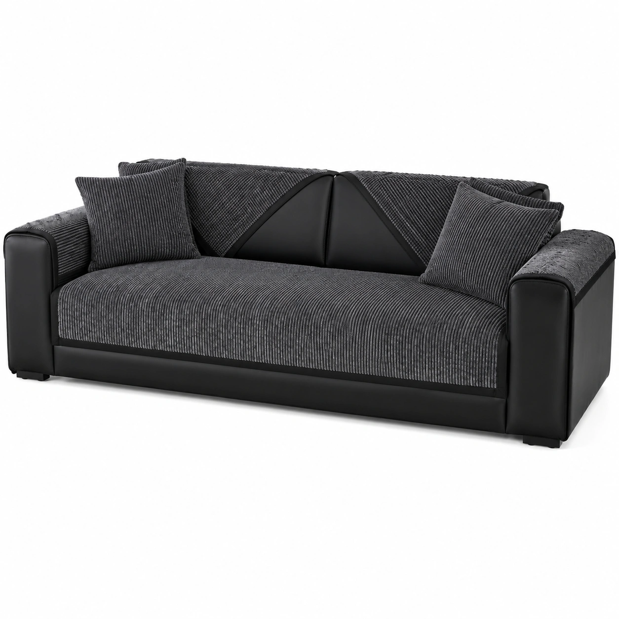 Rutschfeste Chenille Sofahusse fur Haustiere, Universell fur Wohnzimmer, Duelgrau, 70x120cm-Mobelora